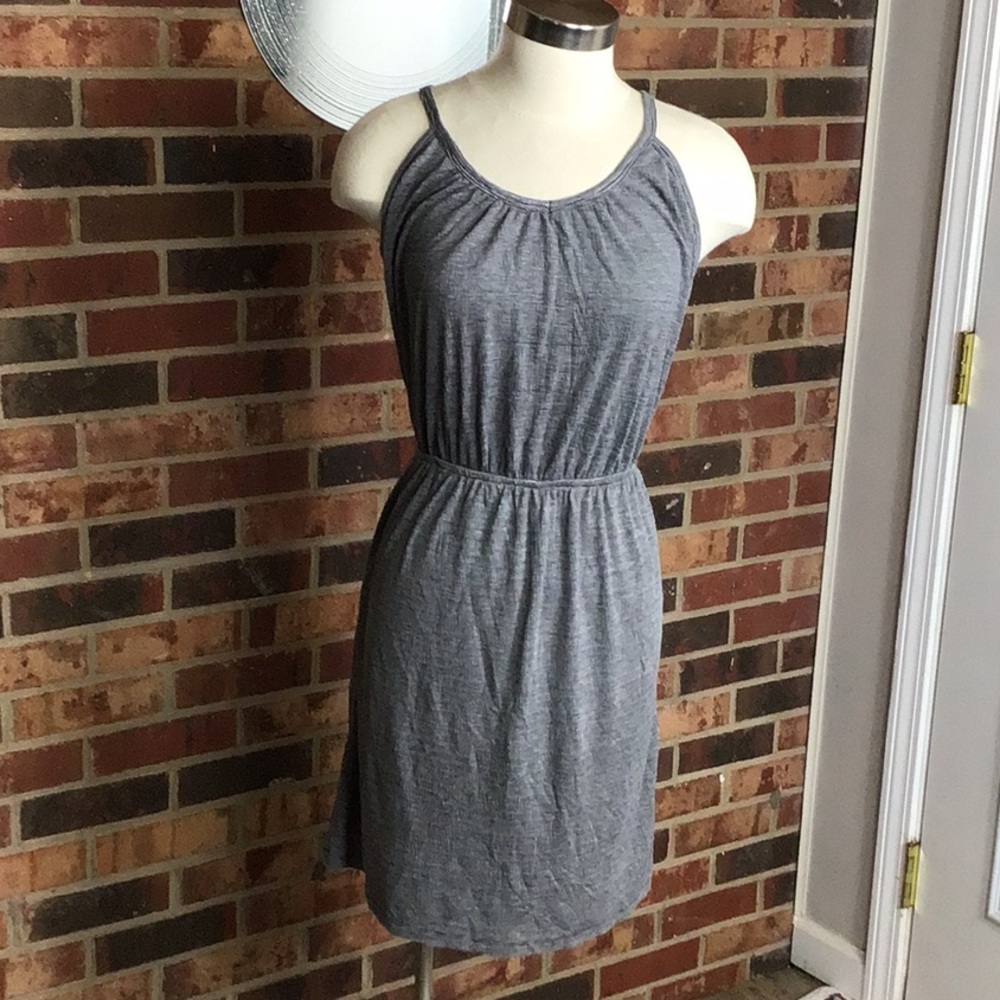 BNWT Gap black and white stripe spaghetti strap dress size medium